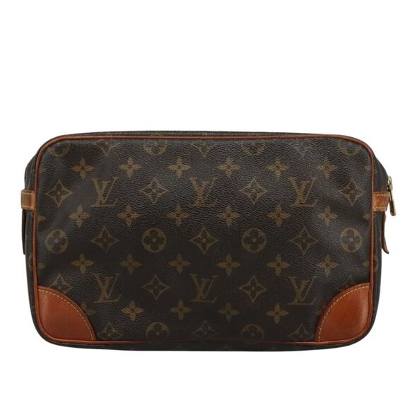 LOUIS VUITTON Monogram Compiegne 28 Clutch Bag - Picture 3 of 16